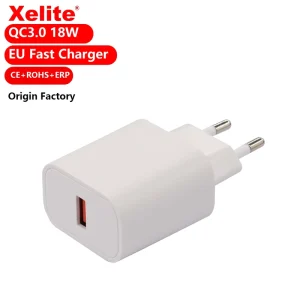 18W USB Wall Charger QC3.0 EU Plug USB Power Adapter
