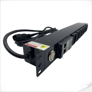 19 Inch 1u Metered Power Distribution Unit 7 Way Pdu C13 Power Sockets Rack Mount PDU