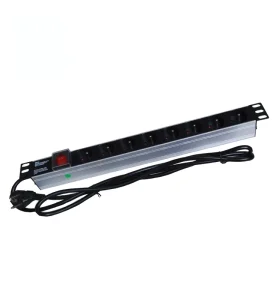 19 Inch Aluminium Alloy Power Distribution Unit for Network Cabinet or Server Rack