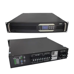 19-Inch Rack-Mounted 5KVA 4000W Pure Sine Wave Inverter 110VDC 220VAC Power Supply with Isolated DC AC Input 50Hz