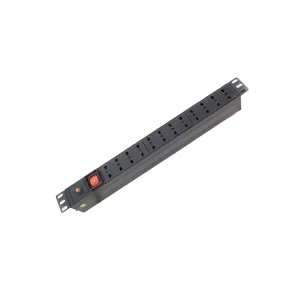 19 Inch Server Rack Type Power Distribution Unit with Protection Device