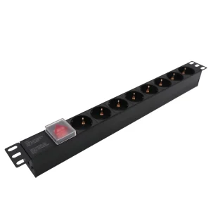 19 Inches Aluminum Power Distribution Units PUD for Network Cabinet Germany France Europe America