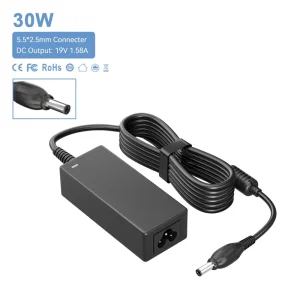 19V 1.58A 5.5*2.5mm DC 30W Laptop Charger AC Power Supply for Toshiba