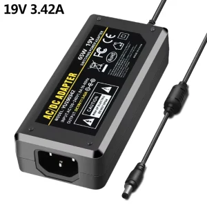 19V 3.42A 65W Computer Switching Power Supply EU Power Plug 5.5×2.5mm Jack AC DC Laptop Power Adapter