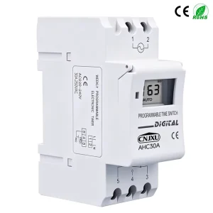 1NO 1NC Din Rail Single Phase Weekly 7 Days Programmable Digital 12V DC Time Switch Relay Timer AC DC 24V 48V AC110V 220