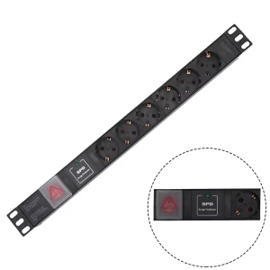 1U 1.5U 220V 16A 6ways CE Power Distribution Unit PDU