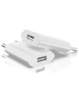 2-Pack 20W USB Charger with Universal Compact Design for Mobile Smart Devices & Cameras-Travel Adapter
