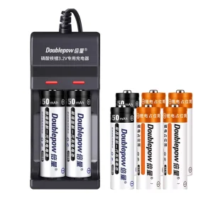 2 Slot Fast Charging 3.2V 14500 LiFePO4 Rechargeable Battery Charger USB DC Portable 3.2v Lifepo4 Battery Charger