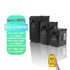 2.2kW 4kW 5.5kW 7.5kW GD100-PV VFD Dual MPPT Solar Pump Drive Frequency Inverter Converter DC AC