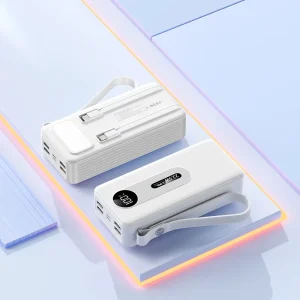 20000mAh 22.5W Power Bank with Dual USB Ports, LED Display, Lanyard, Outdoor Phone Charger