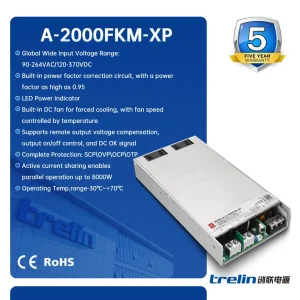 2000W A 2000FKM High Power PSU For Semiconductor Device & Smart Home System 12V 48V Power Source