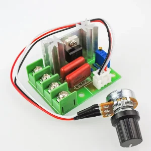 2000W AC 220V SCR Speed Controller Power Supply Module with External Knob PWM DC DC Converters off Board Motor Regulation