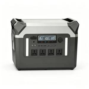 2000W Portable Power Station Pure Sine Wave Lithium Battery Power Supply Solar Generator Emergency Power Bank with Flashlight