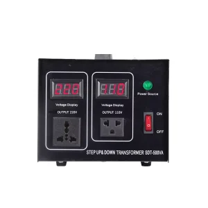 2000W Voltage Converter Transformer 220V to 110V Step Up/Down with Overload Protection
