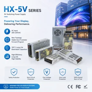 200W 5V 40A LED Power Supply 220V AC to DC Switching Power Supply for LED Display and Signage