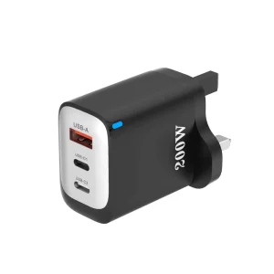 200W Electric Multi-port Fast Charging Charger Adapter With 3 Ports for Earphones Supports QC3.0 in EU AU US UK Plug