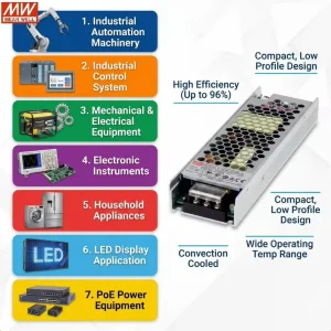 200W Slim Type PFC Switching Power Supply UHP 200 48 Industrial Power Supply 48V 4.2A
