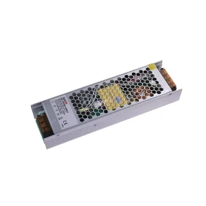 200W Slim Ultra Thin IP20 Industry Use AC DC Switching Power Supply 12 24V 88% Efficiency CE ROHS for 3 Year Warranty