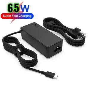 20V 3.25A 65W USB Type C Laptop Mobile Phone PD Power Adapter Type C Fast Charger PSU for Lenovo Asus HP Dell Samsung