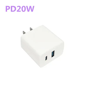 20W Cube USB-C Dual USB Power Adapter Charger Fast Charging