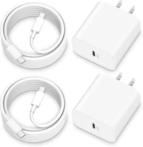 20W Fast Charging PD USB-C Wall Charger Adapter for iPhone