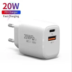 20W Fast Charging PD USB Charger Type C Quick Charge 3.0 for iPhone Smart Phone Wall Charger with EU US Plug Power Supply Adapter