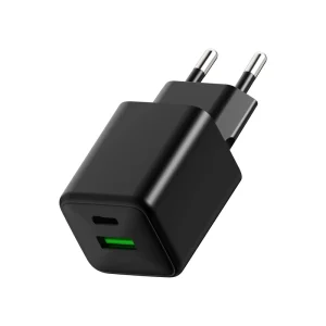 20W Mini Power Charger Adapter USB Type-C Type-A PD 3.0 for Mobile Phones and Earphones with GaN Material