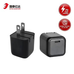 20W PD 3.0 Fast Charging Foldable Wall Charger US Plug Type-C Port Portable Power Supply Adapter for Electronics