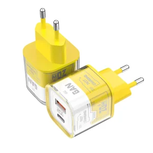 20W PD 3.0 Type-C Universal Power Supply Adapter with Fireproof PC Material for Cameras and Phones