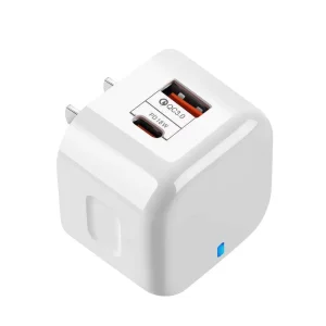 20W PD QC 3.0 Fast Charge Adapter 1C+1A Quick 3.0 EU US UK Plug Universal Android Phone Charger for Mobile Earphones