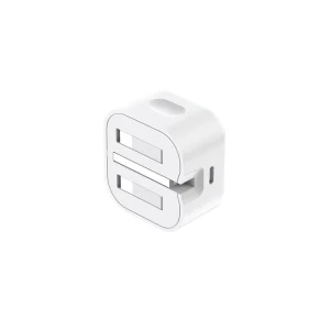20W PD QC3.0 Foldable Power Supply Adapter USB Charging for Phone 12 13 14 15 16 USB Wall Charger Adapter GaN Material
