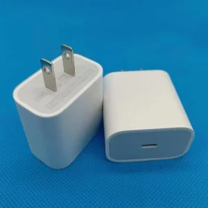 20W PD USB-C Power Adapter US Plug Wall Charger 16 17 Pro Max Type-C Charger