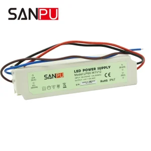 20W Plastic IP67 Waterproof Outdoor LED Strip Light 12V/24V AC/DC Switching Power Supply for CCTV CE ROHS