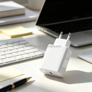 20W USB-C Travel Charger with US/UK/EU Plug and 40W Type-C Power Adapter for Mobile Phones