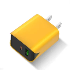 20W USB Charger Type-A USB-C Dual Port Travel Charger for Power Device