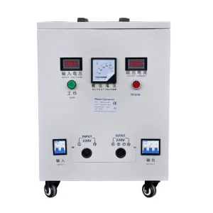 220V 230V to Three 3 Phase 380V 400V 415V Pure Sine Wave Voltage Transformer Converter for Precision Equipment Motor Control