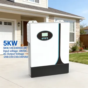 220V 5KW Off-Grid Pure Sine Wave Inverter for Home