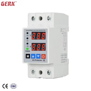 220V 63A AC Current Type Single Phase Voltmeter Adjustable Limit Protection and Overvoltage Undervoltage Overcurrent Protector