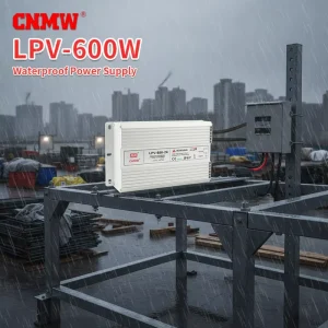 220V Input 600W Waterproof Single-Output DC Switching Power Supply, 24V, 60Hz, for Industrial and Outdoor Advertising Use