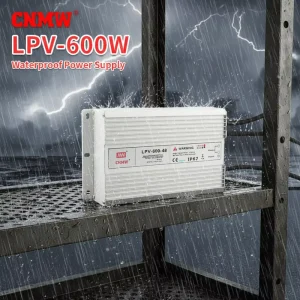 220V Input 600W Waterproof Single Output Switching Power Supply 48V DC for Industry Outdoor Advertising 60Hz Frequency