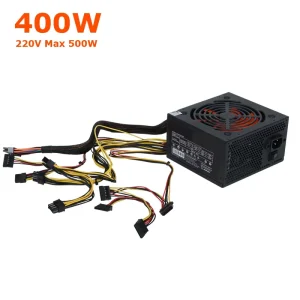 220V PC Power Source 500W Max for Intel AMD 24 Pin 12V ATX PC Fonte 400W Rated 400 Pico PSU Power Supply