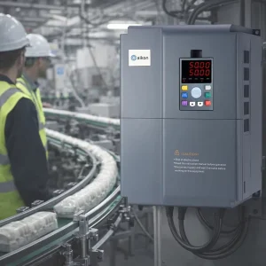 220V Three-phase Industrial Control AC Variable Frequency Inverter for Compressor Use CE Certified IP20