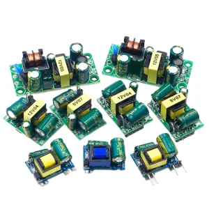 220V to 12V1A AC-DC Step-Down Isolation Switching Power Supply Module 12W DC12V 5V2A Board Mount