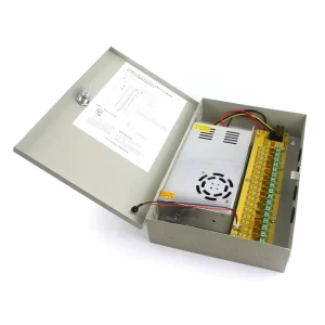 220VAC to 12V 33A 18CH 400W Enclosure CCTV Camera Box Accessories Power Supply for CCTV
