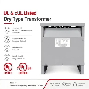 240V to 120/240V Split Phase Isolation Transformer Center Tapped 7.5kVA 10kVA 15kVA 30kVA with UL CUL for Residential Power