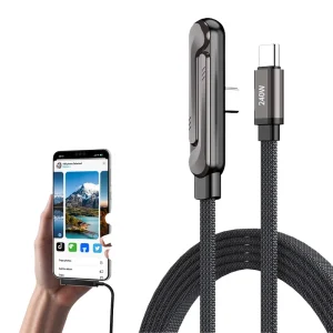 240W PD Fast Charging Type C to Type C Cable Phone Stand 5A Charging Portable for Mobile Phone Tablet Computer Nylon Jacket