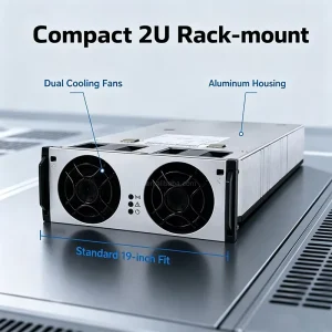 241115.100 Flatpack2 HE Rectifier Module 2000W 48VDC Wide AC Input Range Hot Plug Power Supply Module