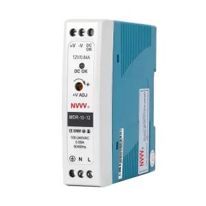24V 10W SMPS DIN Rail Switching Power Supply MDR-10-24 12VDC