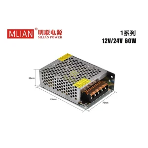 24V 360W Constant Voltage Industrial Switching Power Supply 100% Full Power Output Aluminum Shell CE for for Automation