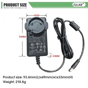 24V 3A AC DC SAA Wall Plug Power Supply Power Adapter with SAA RCM Certs